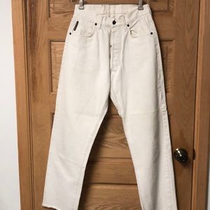 Armani White Jeans